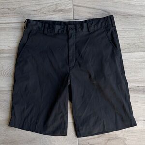 Nike Men's Black Flat Front Shorts